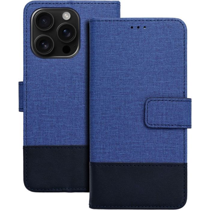 Obal GOMMA Book Samsung Galaxy A36 5G A366 modrý
