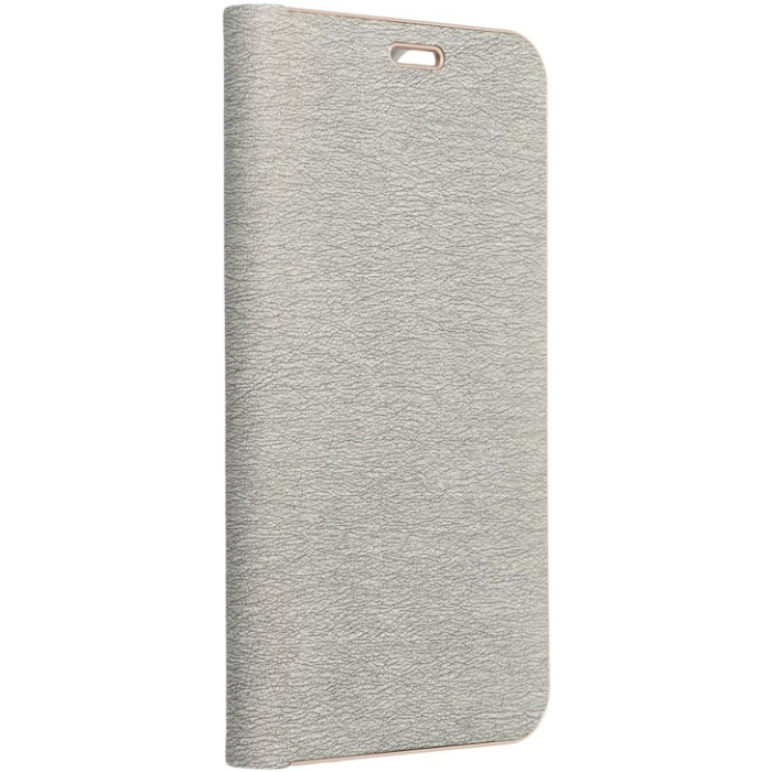 Obal LUNA Book Gold Samsung Galaxy A36 5G A366 strieborný