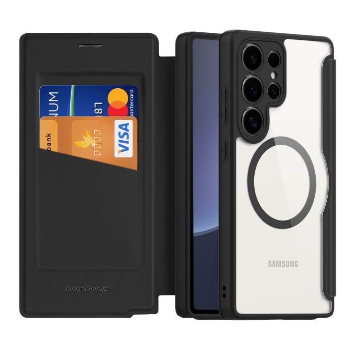 Obal Dux Ducis Skin X Pro Book MagSafe Samsung Galaxy S25 Ultra 5G S938 čierny