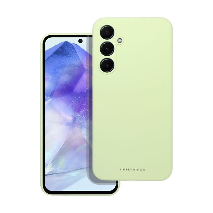 Obal ROAR case CLOUD SKIN Samsung Galaxy A56 5G A566 zelený