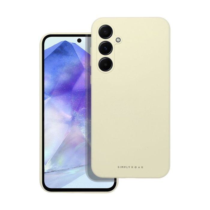 Obal ROAR case CLOUD SKIN Samsung Galaxy A56 5G A566 žltý