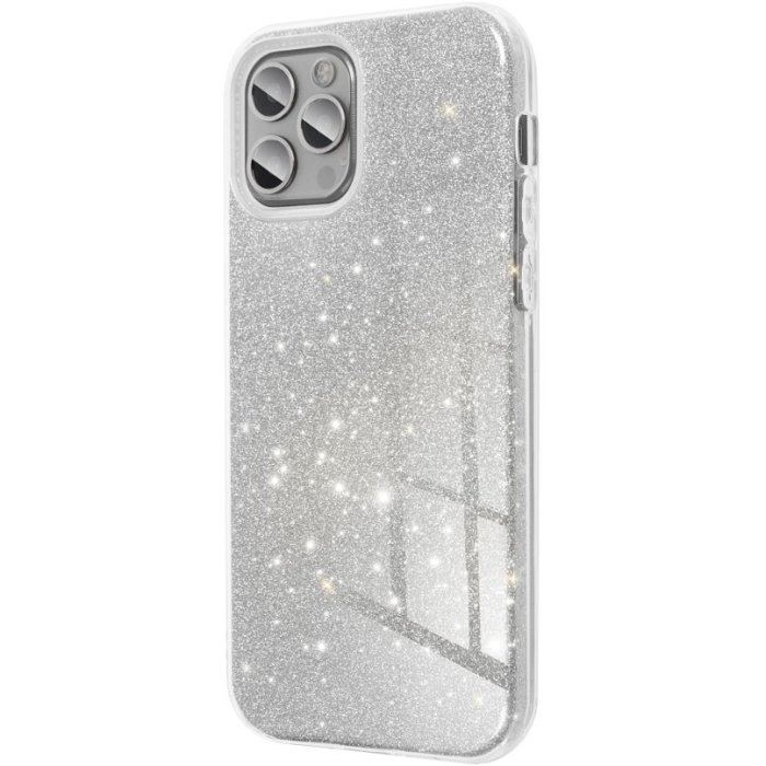 Obal SHINING Case Samsung Galaxy A56 5G A566 strieborný