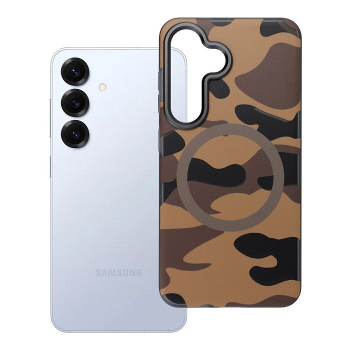 Forcell F-Protect TPU/TPC Military STD MagSafe Samsung S25 S931 - kamufláž púšť