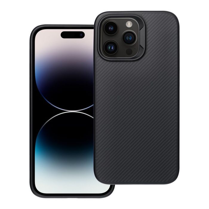 Carbon Elite Magsafe TPU iPhone 14 Pro Max - čierne