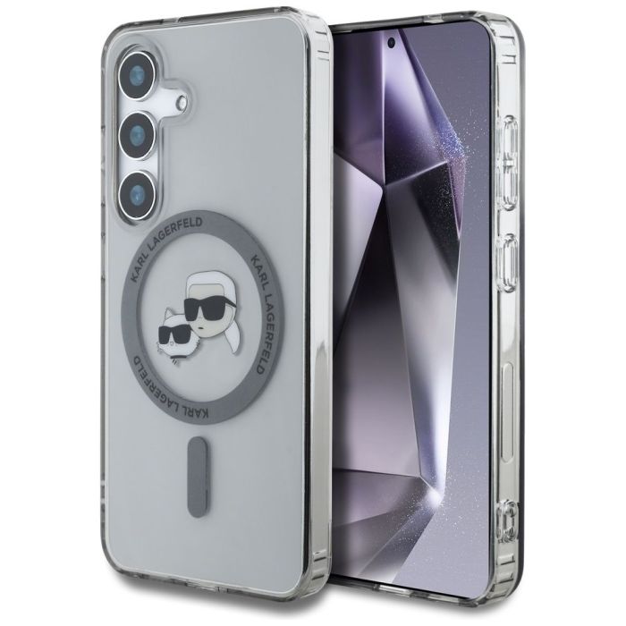 KARL LAGERFELD SAMSUNG S25 S931 KLHMS25SHLSKCK (Magnetic IML Metal KC Heads) black