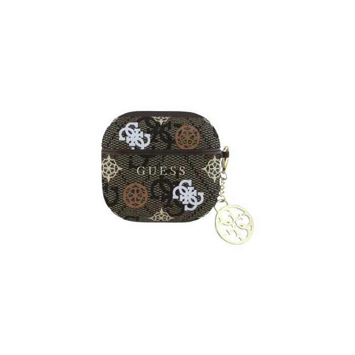 Guess PU 4G Peony Charm Apple AirPods 4 GUA4P4RPEW Brown