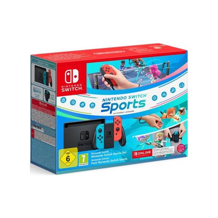 Nintendo Switch Neon + Switch Sports + 12 mesačné predplatné