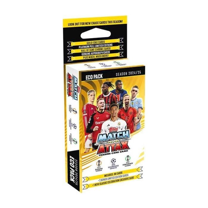 Futbalové karty Topps Match Attax TCG 2024/25 UCC Eco Pack