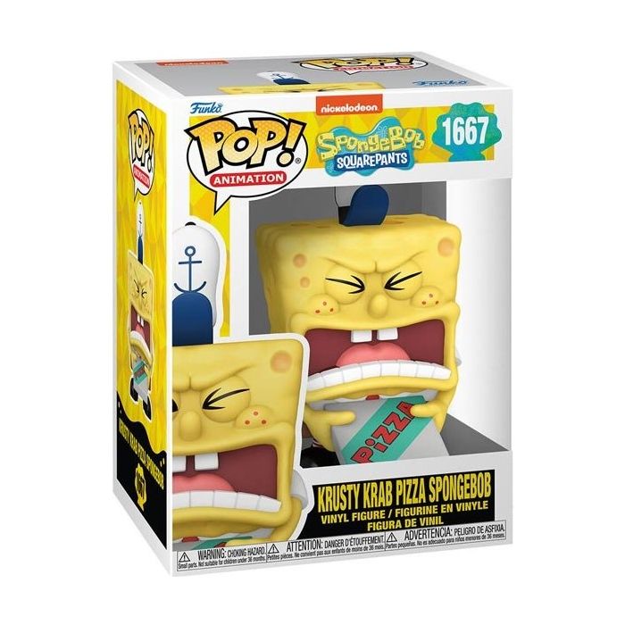 POP! Animation: Krusty Krab Pizza Spongebob (Sponge Bob)
