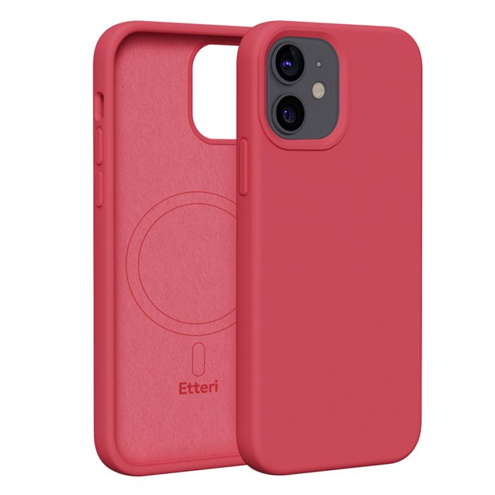 Etteri Silicone Magsafe TPU iPhone 12/12 Pro - malinový