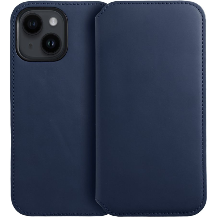 Obal Dual Pocket Book Xiaomi Redmi Note 14 4G modrý