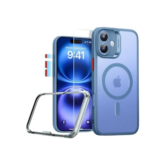 Obal ESR Classic Pro Set Halolock MagSafe Apple iPhone 16 Frosted Blue