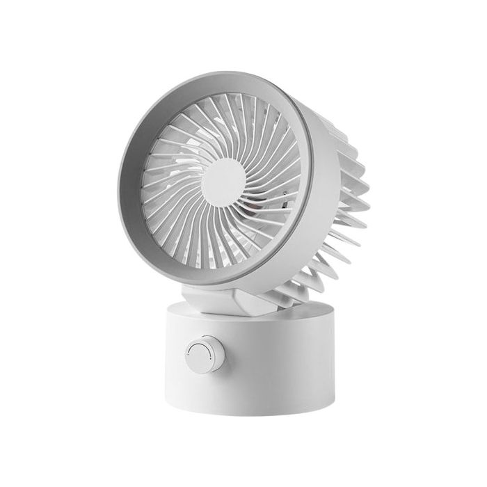 LLD-F87R, stolný ventilátor, biely
