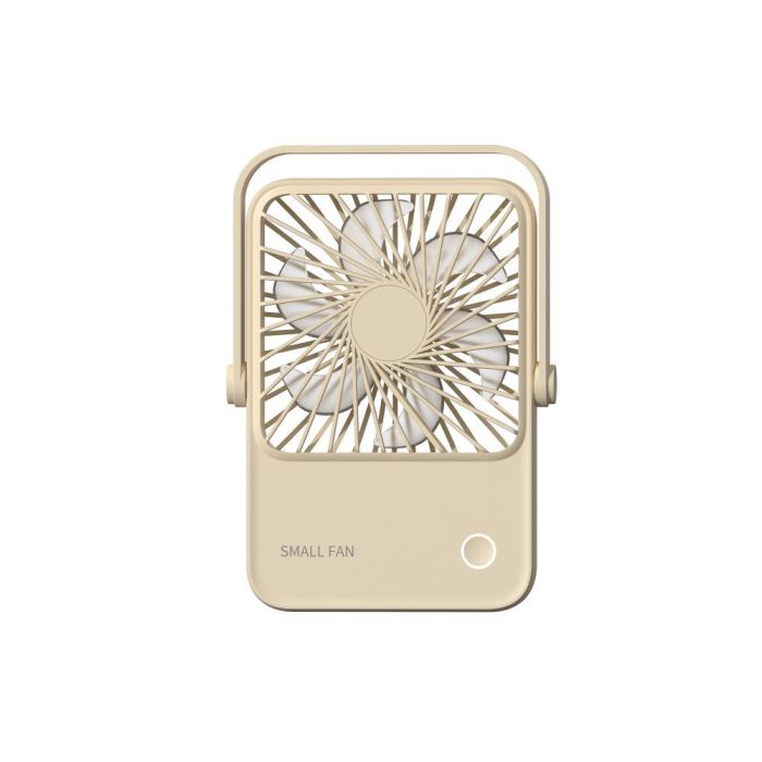 Stolový ventilátor HX-122 so stojanom 1200 mAh batéria - béžový