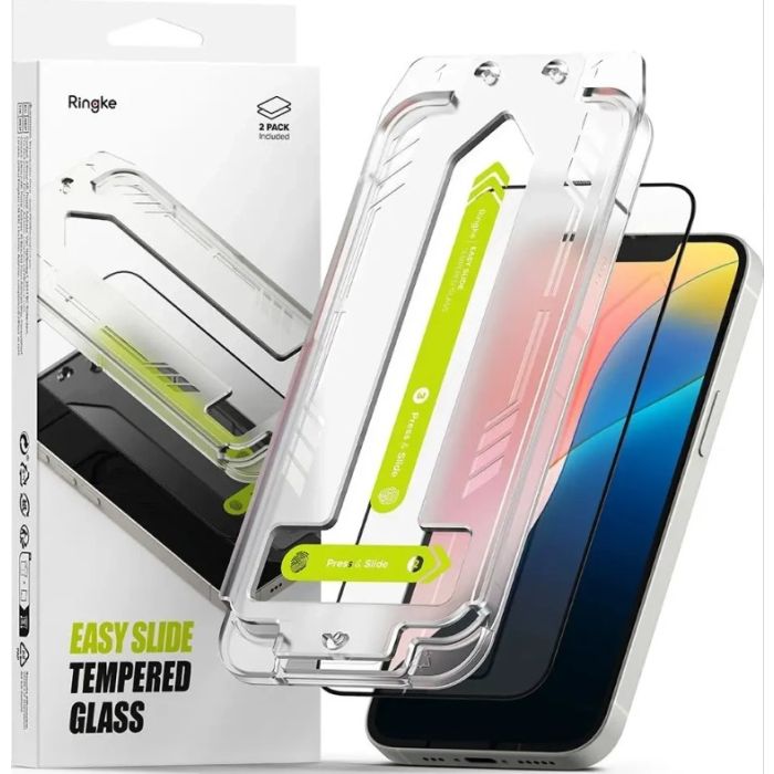 Ochranné sklo Ringke Easy Slide Apple iPhone 13/13 Pro/14/16e transparentné (2ks)