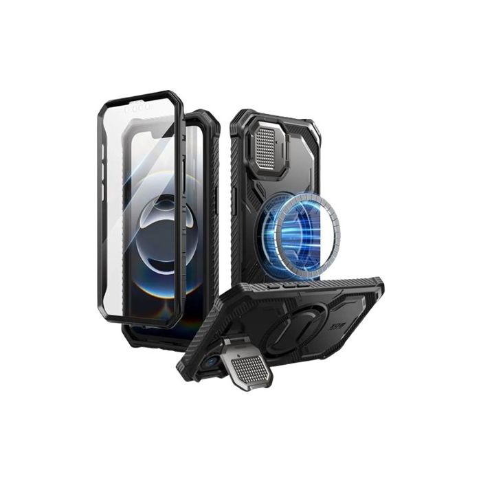 Obal Supcase IBLSN ArmorBox Mag MagSafe Apple iPhone 16e čierny