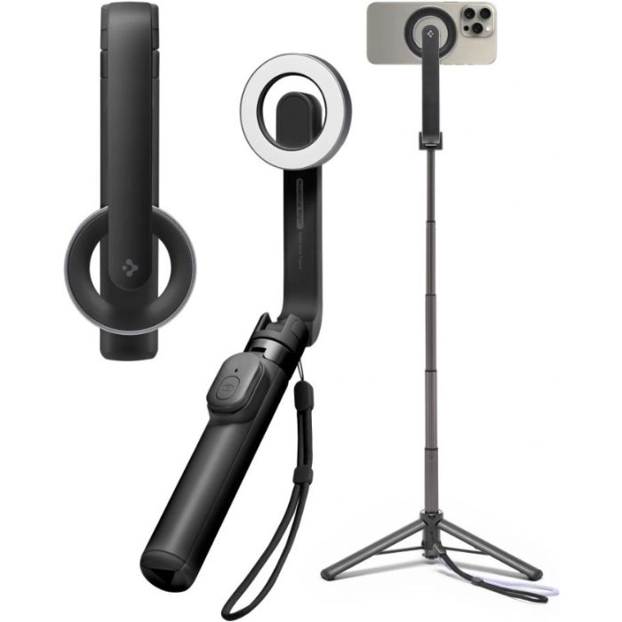 Spigen S571W MagSafe Tripod Selfie Stick Black