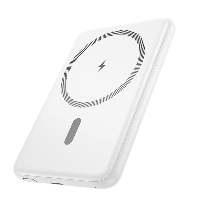 HOCO J140A powerbank 5000 mAh ultra-thin MagSafe PD QC 2A 20W - biela