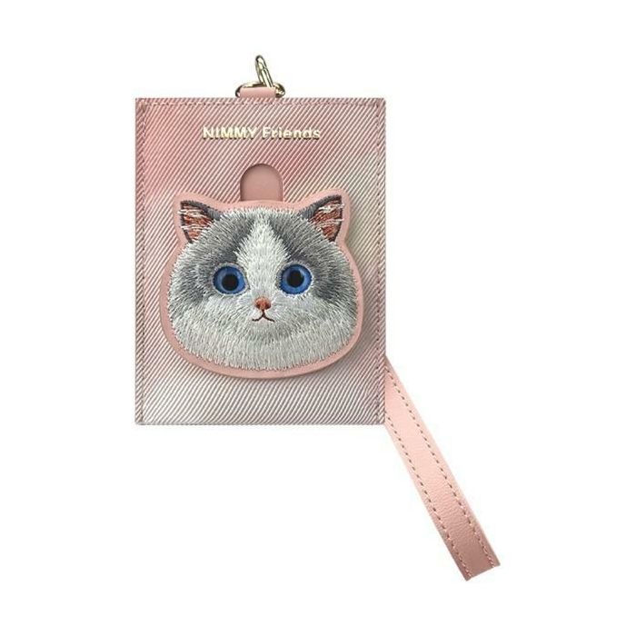 NIMMY Big Eyed Pet 2.0 Cat, peňaženka na karty, ružová