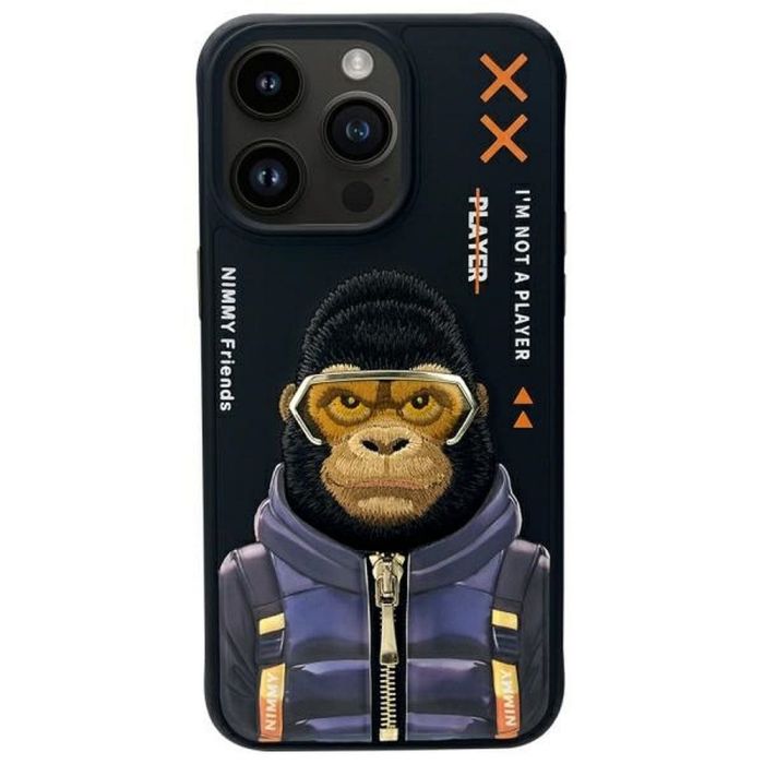 NIMMY case COOL&CUTE 2.0 Monkey for IPHONE 15 Pro black