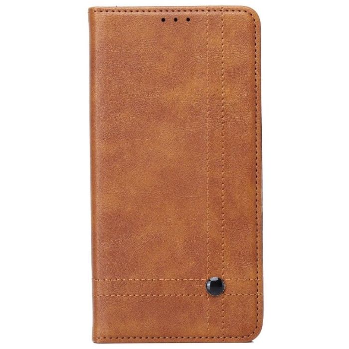 Obal Smart Seam Book Samsung Galaxy A16 4G A165/A16 5G A166 hnedý