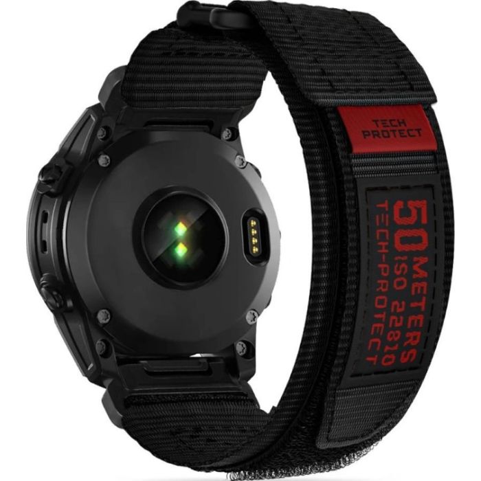 Remienok Tech-Protect Scout Pro Garmin Fenix 3/3h/5x/5x Plus/6x/6x Pro/7x čierny