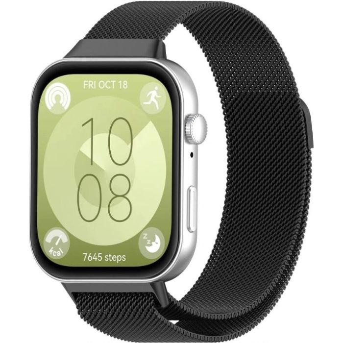 Remienok Tech-Protect MilaneseBand Huawei Watch Fit 3 čierny