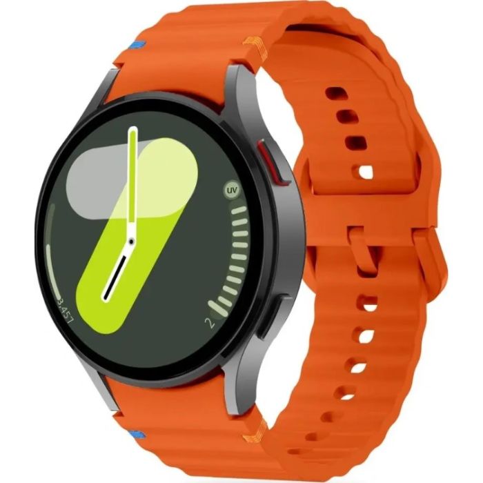 Remienok Tech-Protect Silicone Sport Samsung Galaxy Watch 4/5/5 Pro/6/7/FE oranžový