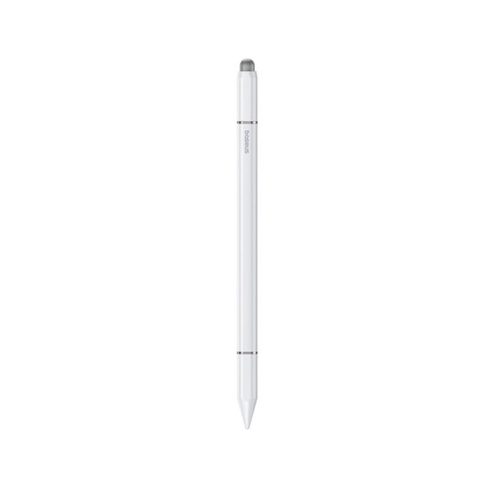 Baseus Smooth Writing III 3in1, pasívny stylus magnetický, biely