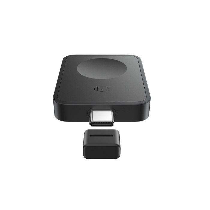 Baseus MagPro 2.5W Magnetic, magnetická indukčná nabíjačka pre Apple Watch, čierna