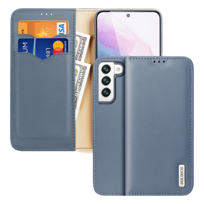 Obal Dux Ducis Hivo Book Samsung Galaxy S22 5G S908 modrý