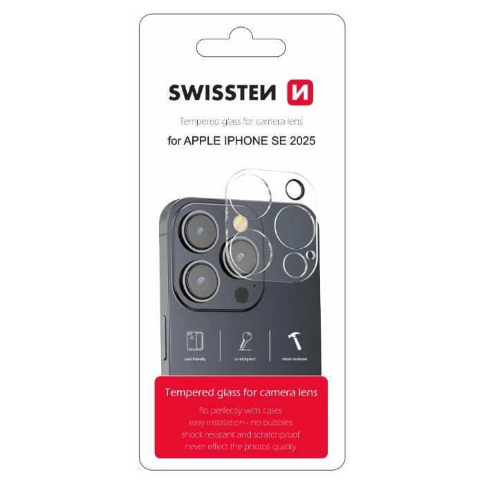 Ochranné sklo na fotoaparát SWISSTEN Apple iPhone 16e