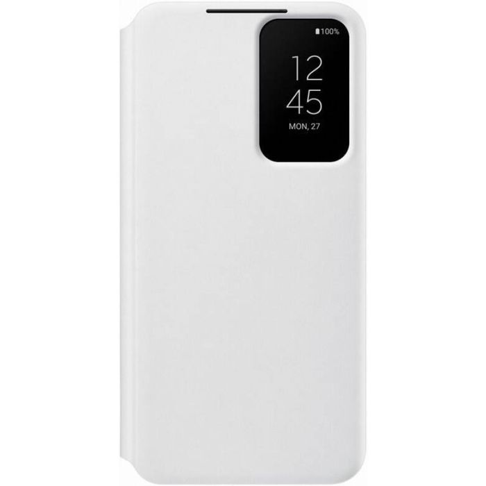 Obal Samsung Clear View Cover Samsung Galaxy S22 5G S901 EF-ZS901CWE biely