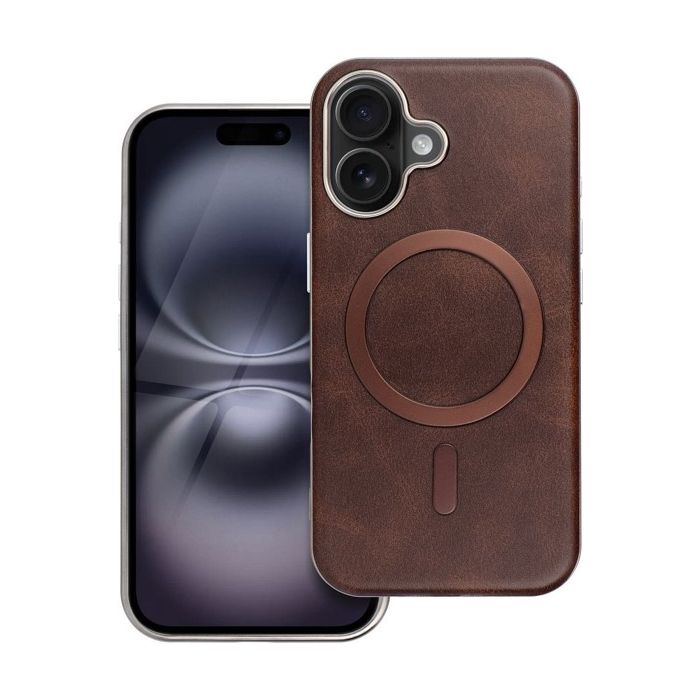 Obal GENTLEMAN MAG COVER Case MagSafe Apple iPhone 14 Pro hnedý