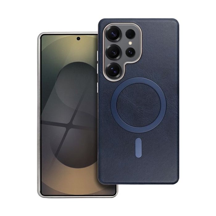 Obal GENTLEMAN MAG COVER Case MagSafe Samsung Galaxy A56 5G A566 modrý