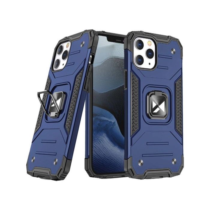 Obal Rugged Ring Armor Apple iPhone 13 Mini modrý
