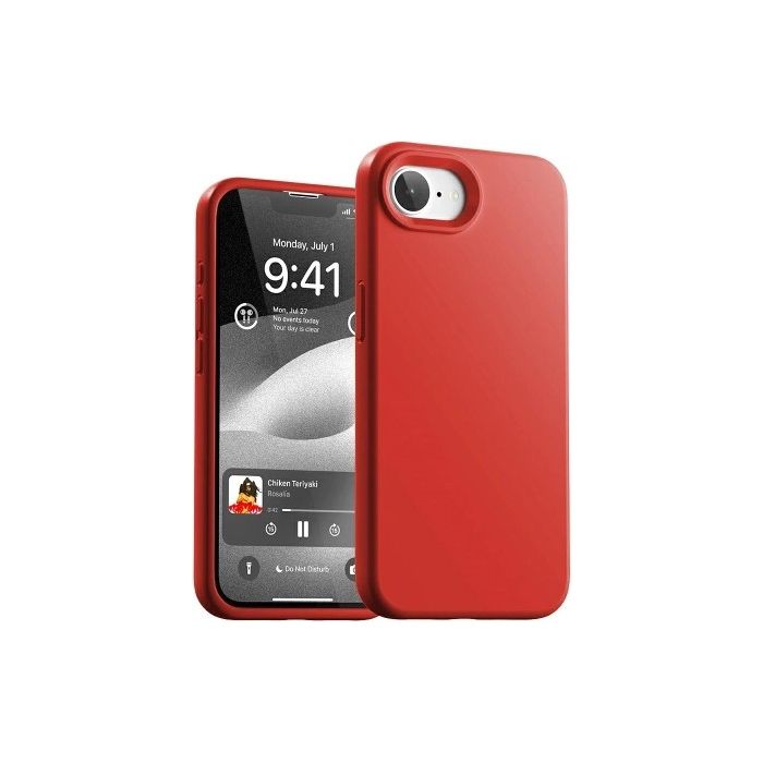 Obal Mercury Silicone Apple iPhone 16e červený