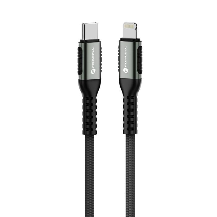FORCELL F-ENERGY C259 cable Type C to Lightning PD 3A 27W Cafule 0,5 m black