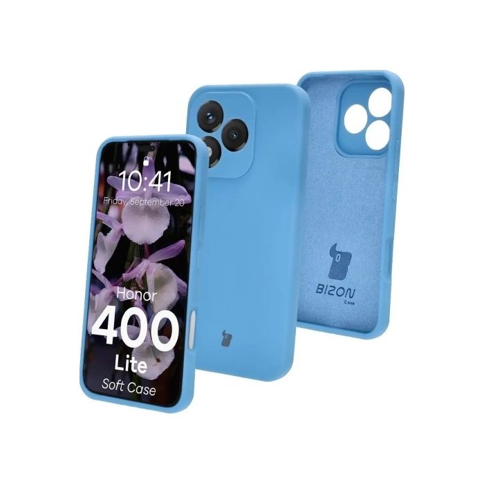 Obal Bizon Soft Case Honor 400 Lite 5G modrý