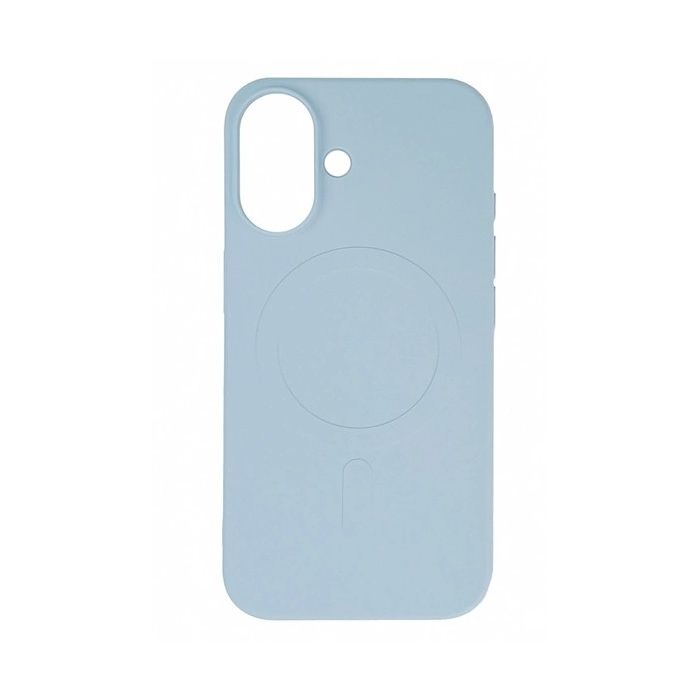 Obal Liquid Silicone MagSafe Apple iPhone 16 svetlo modrý