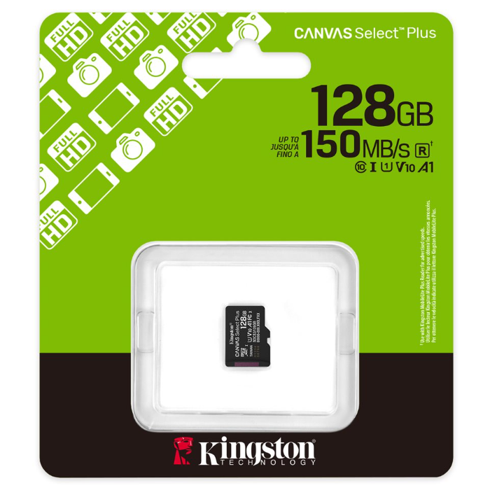 Kingston A1 128GB microSDXC 150MB/s bez adaptéra