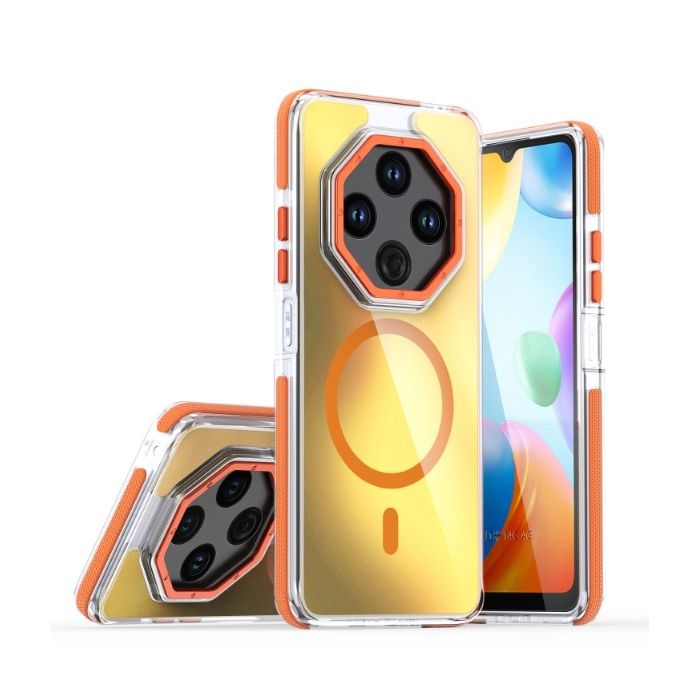 Obal Gradient Magsafe Xiaomi Redmi 14C/POCO C75 oranžový