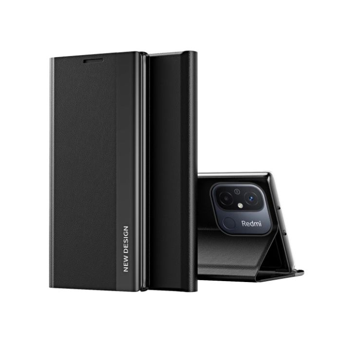 Obal Sleep Book Xiaomi Redmi Note 12 Pro/Poco X5 Pro 5G čierny