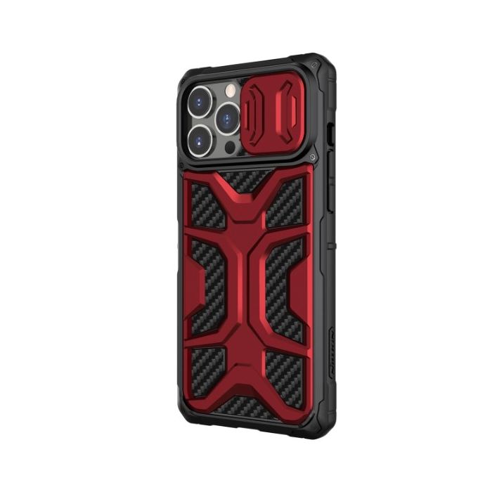 Obal Nillkin Adventurer Camshield Armor Apple iPhone 13 Pro Max červený