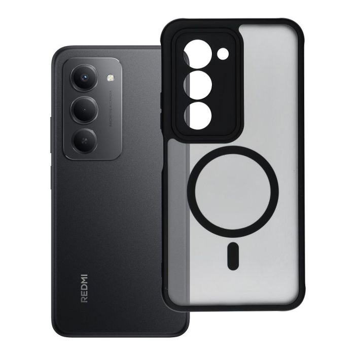 Matte Magsafe TPU/TPC Xiaomi Redmi 15 LTE/5G - čierne