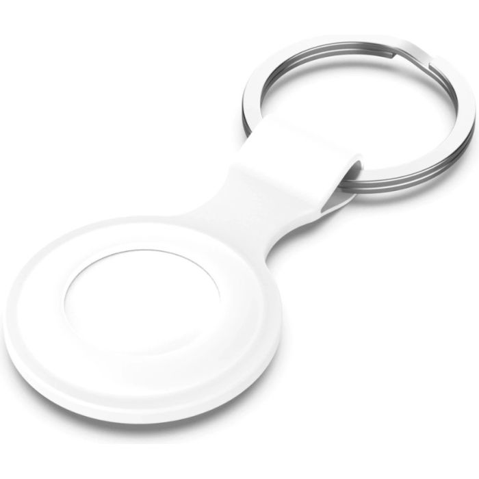 Silikónové puzdro na Apple AirTag Loco Dot biele