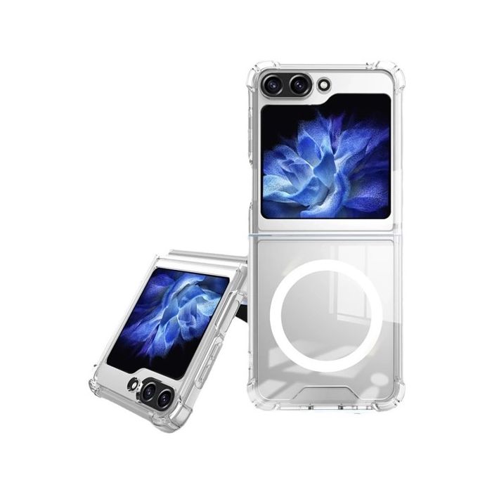 Obal MagSafe TPU Samsung Galaxy Z Flip7 5G F766 transparentný