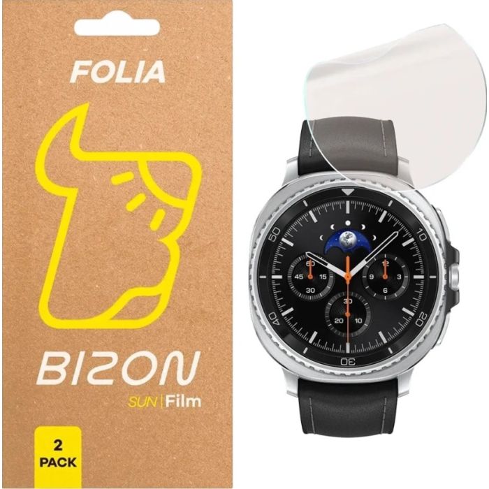 Ochranné sklo Bizon Watch Film Sun Duo Samsung Galaxy Watch 8 Classic 46mm (2ks)