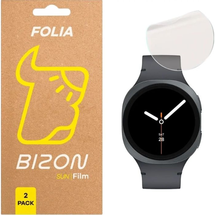 Ochranné sklo Bizon Watch Film Sun Duo Samsung Galaxy Watch 8 40mm (2ks)