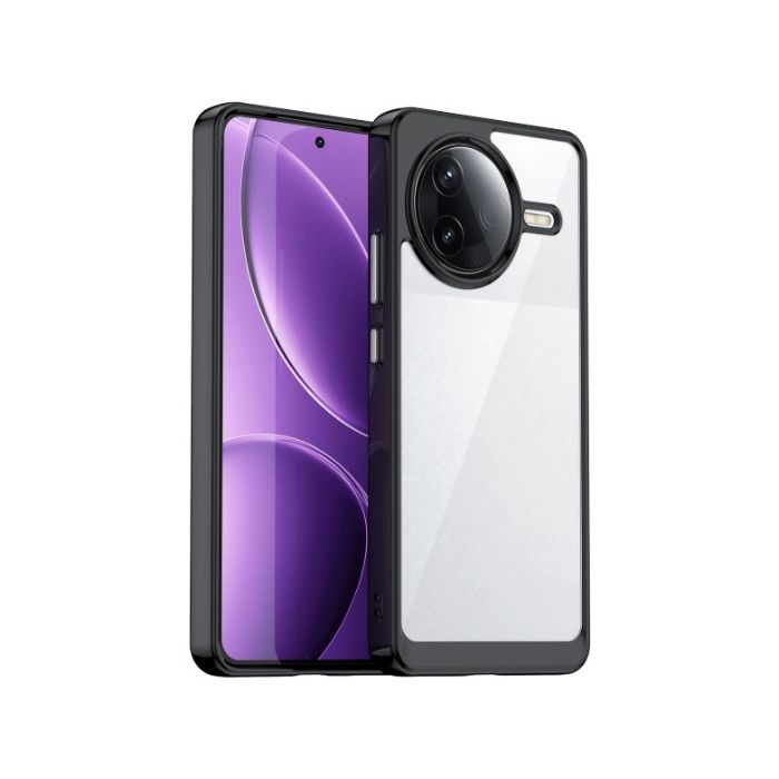 Obal Outer Space POCO F7 Ultra 5G transparentno-čierny